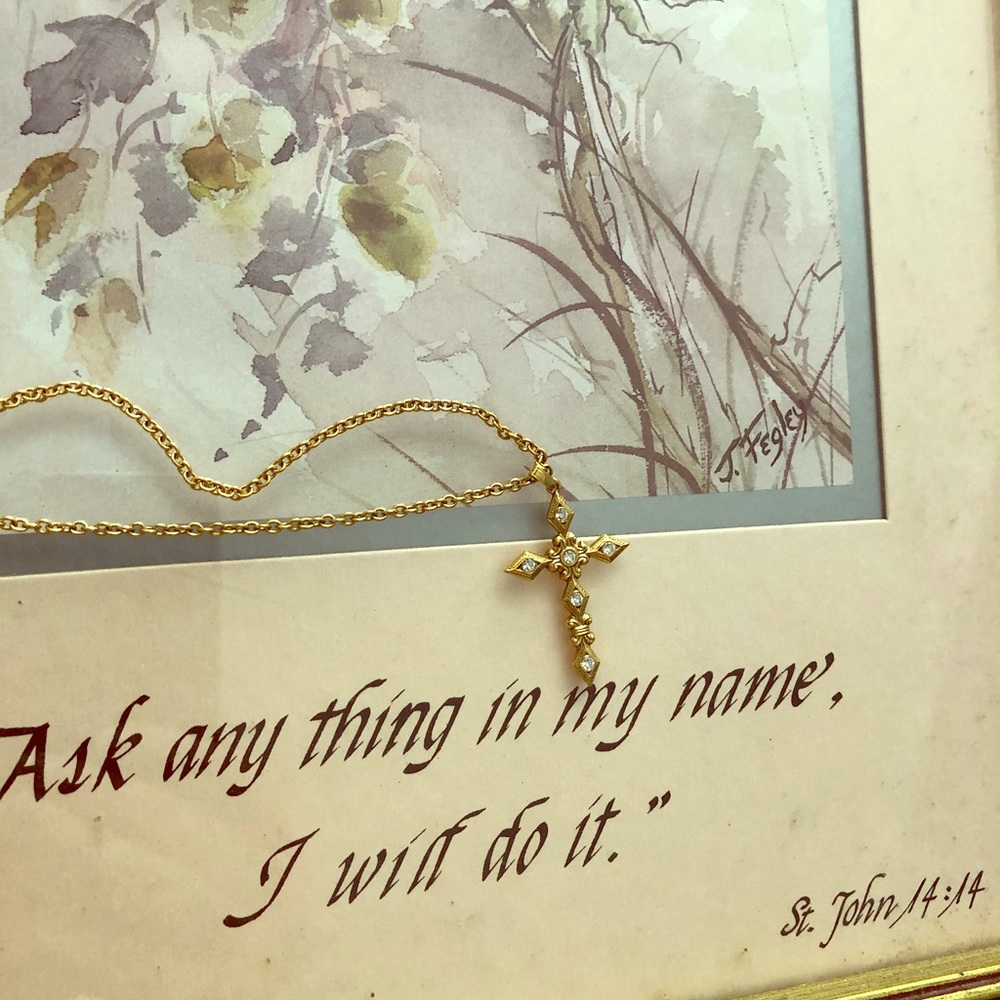 1928 Cross necklace